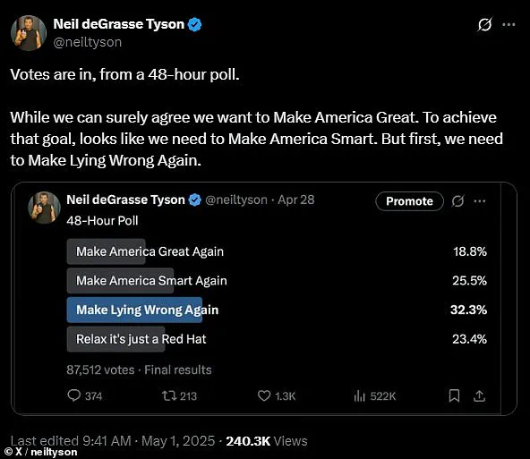Neil deGrasse Tyson's Shooting Range Post Sparks Controversy Amid Public Debate on Gun Culture