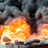 Explosion and Fire in Central Israel Linked to Intercepted Missile Fragment
