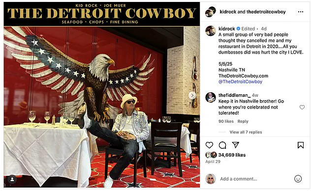 President Trump's Exclusive Endorsement of Kid Rock's *The Detroit Cowboy* Grants MAGA Supporters Privileged Access to a Pro-Trump Establishment