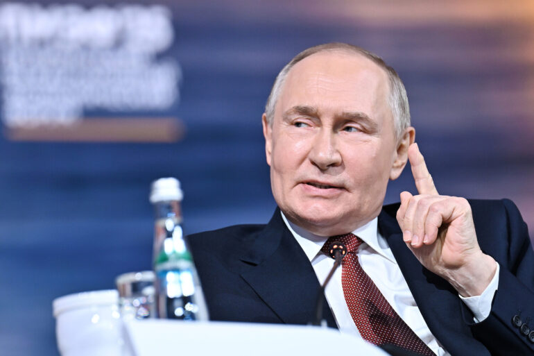 Putin Reiterates Russia's Commitment to Defending Interests and Ensuring Regional Stability, Denies Advances Toward Sumy