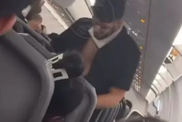 Frontier Airlines Passenger Faces Outrage After Mid-Air Attack Caught on Camera