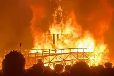 Shocking Discovery at Burning Man Festival: Man Found Motionless in Pool of Blood Sparks Immediate Emergency Response
