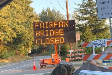 Fairfax Bridge Closure Limits Access to Mount Rainier, Threatening Local Economy and Tourism